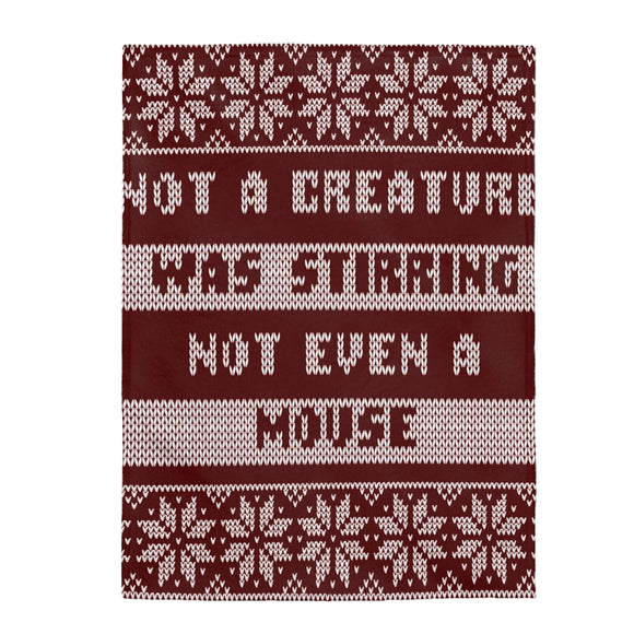 Red Christmas Mouse Blanket