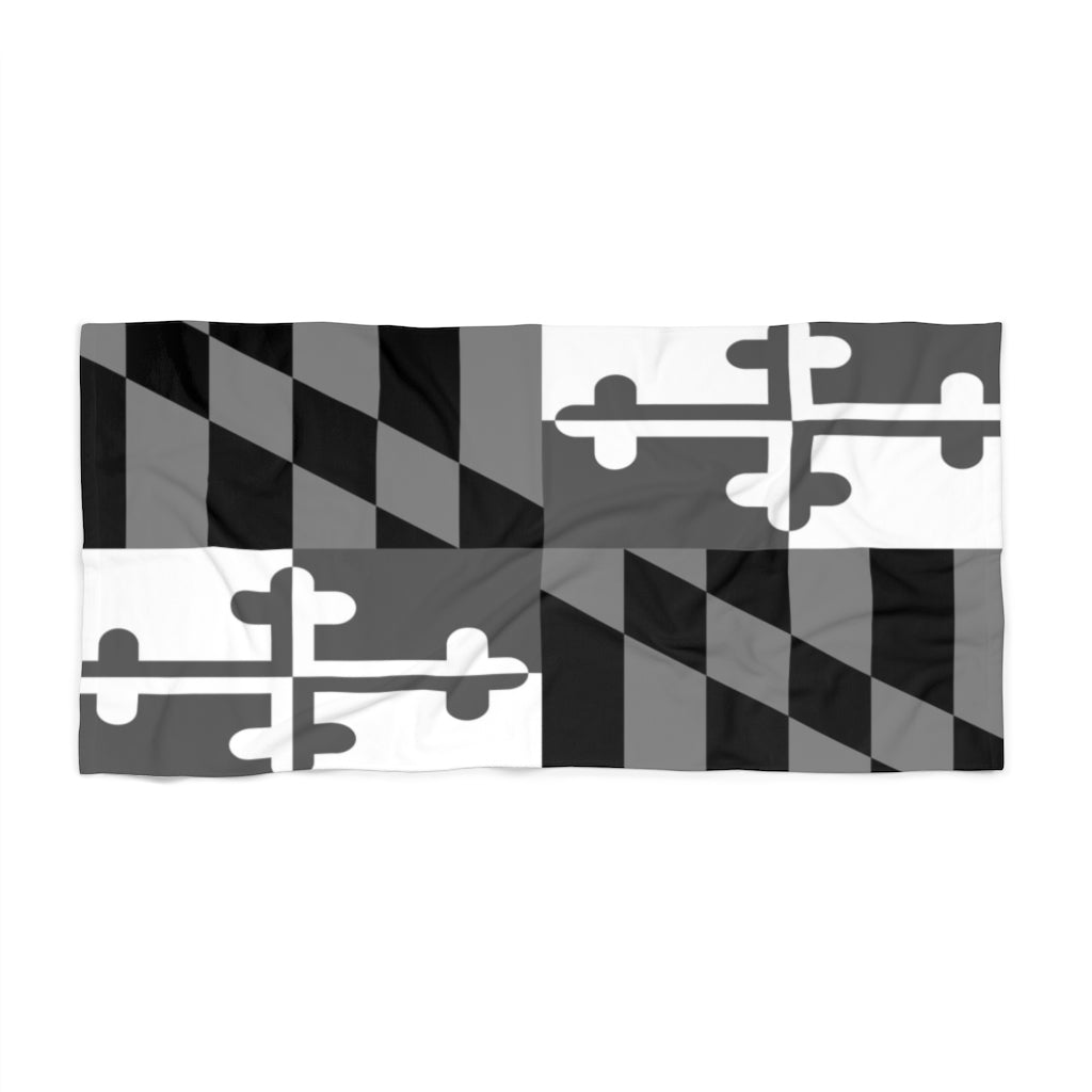 Checkered flag pattern Beach Towel