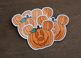Pumpkin Mouse Sticker