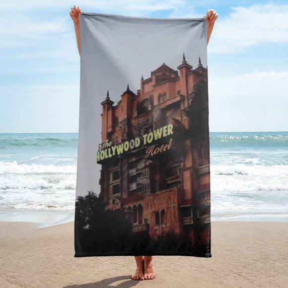 Tower of Terror Beach Towel