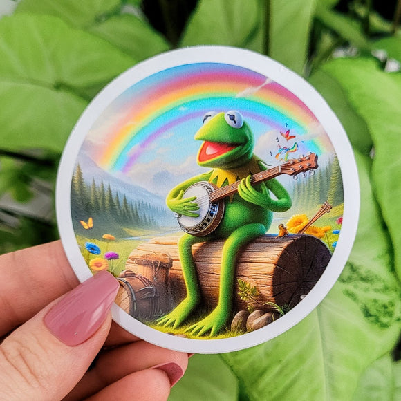 Kermit Rainbow Connection Sticker