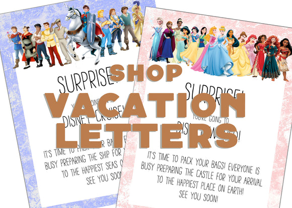 Shop Vacation Letters