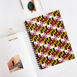 Maryland Flag Spiral Notebook