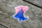 Watercolor Darth Sticker