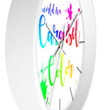 Carousel of Color Wall Clock