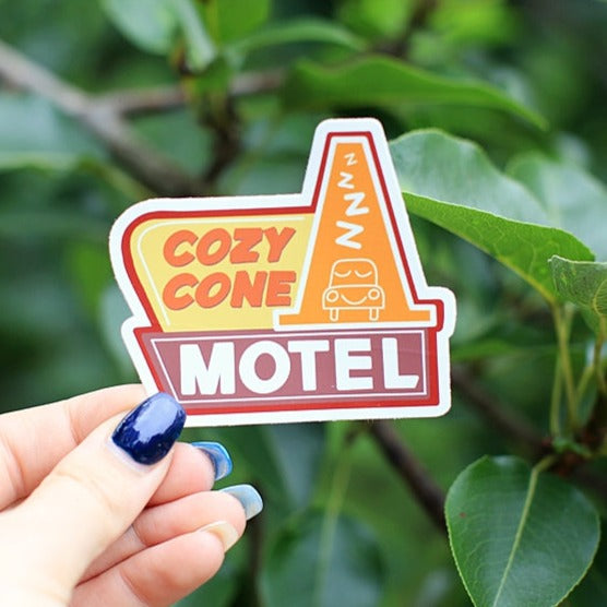 Cozy Cone Motel Sticker