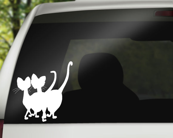 Simease Cats Decal