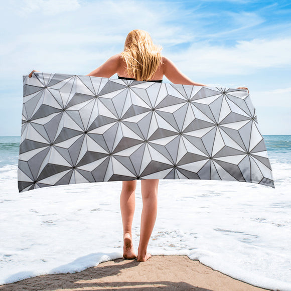 Spaceship Earth Beach Towel
