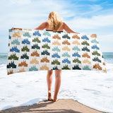 Neutral Castles Beach Towel
