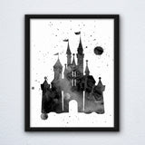Inked Castle Print