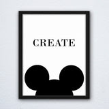 Mickey Create Wall Art