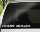 Wedding Photographer Decal