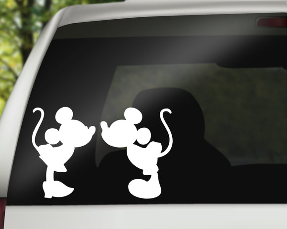 Mickey and Minne Mouse Decal