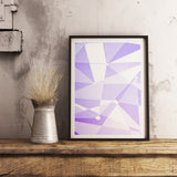 Purple Wall Print