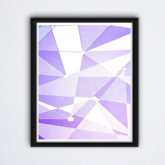 Purple Wall Print