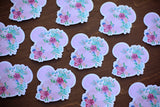 Floral Mickey Sticker