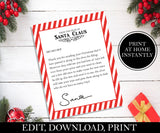 Donate your Toys- Letter From Santa, EDITABLE